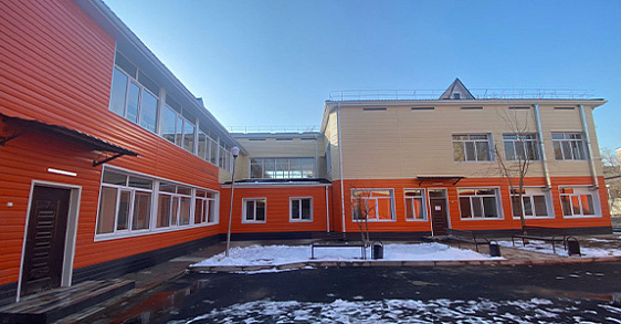 В Шымкенте обновили большой детский сад фасадом от «Металл Профиль»